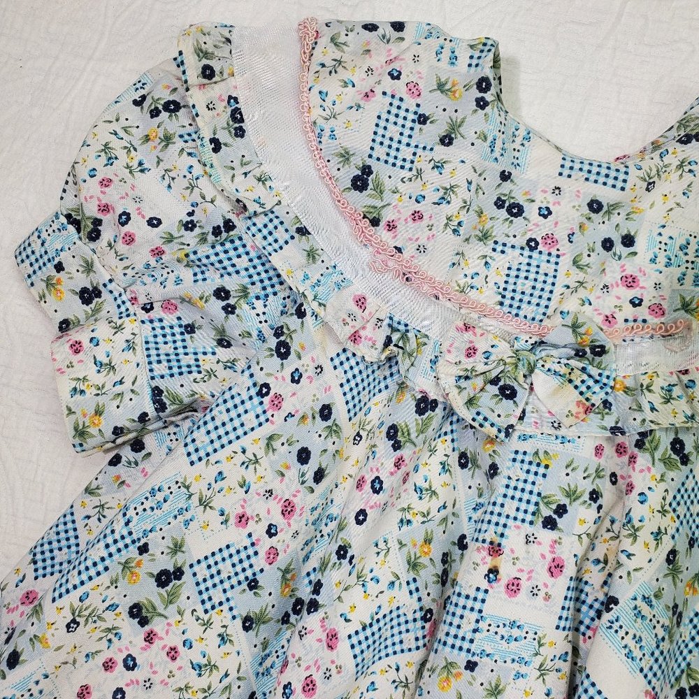 Vintage Spring Patchwork Dress 5t/6